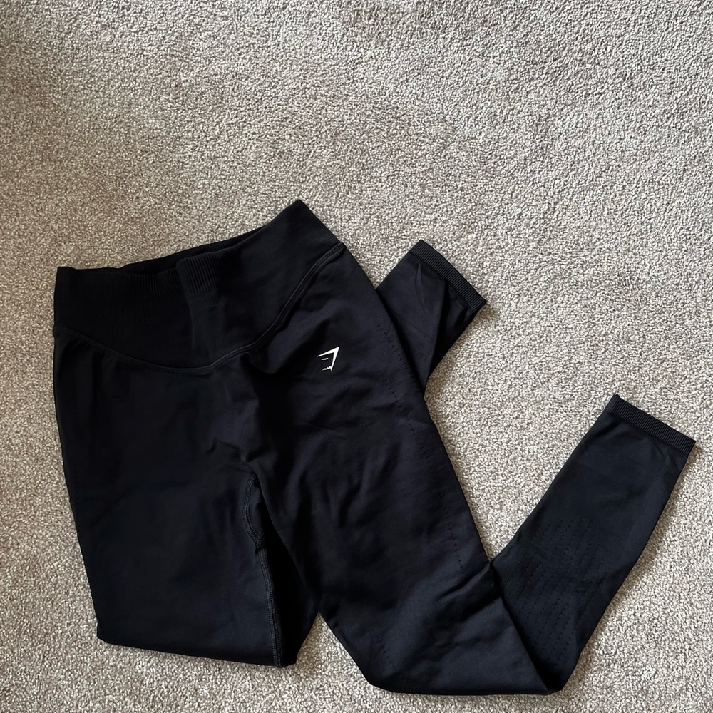 Gymshark Black Performance Leggings Slim Fit